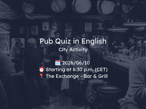 Pub Quiz in English