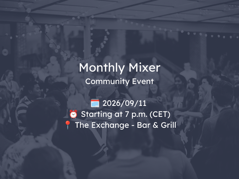 Monthly Mixer